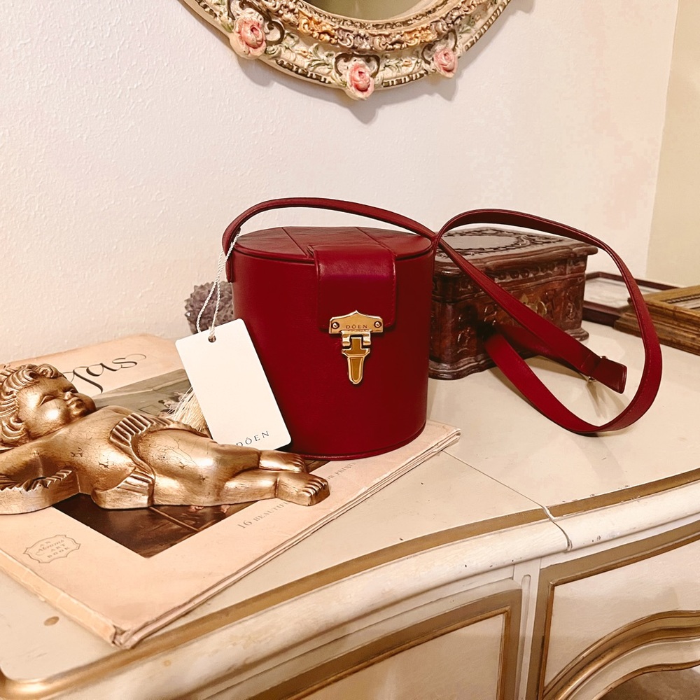NWT Doen Sylvie Bag in dusty rouge